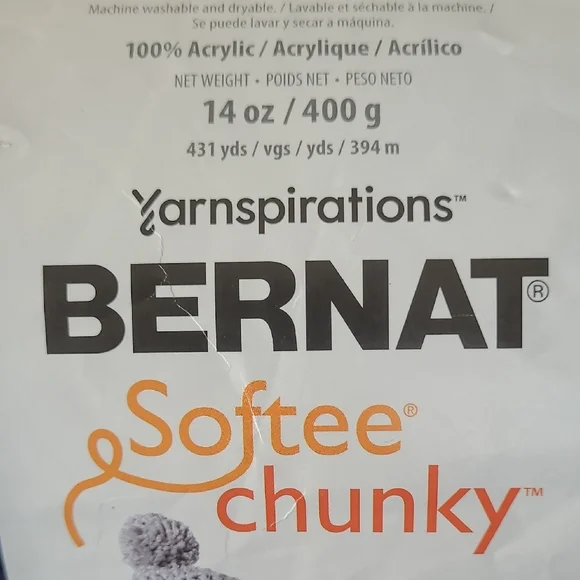 Yarnspirations Bernat Softee Chunky Yarn - Blue - Picture 6 of 6